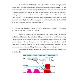 CONTROL OF HYDRO THERMAL POWER SYSTEM - DEVELOPMENT OF HYBRID CONTROLLER FOR LOAD FREQUENCY